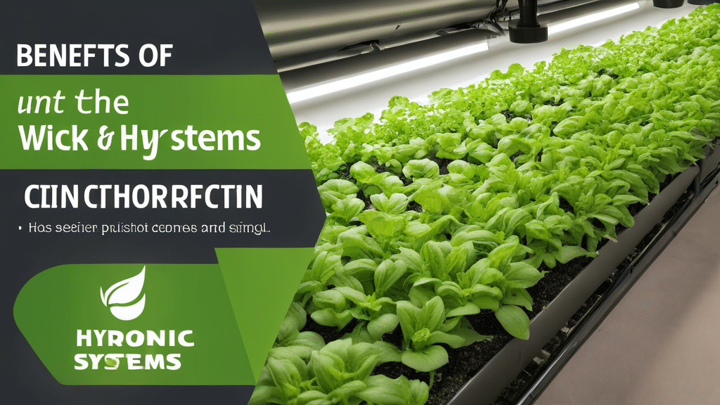 Benefits of Wick Hydroponic Systems