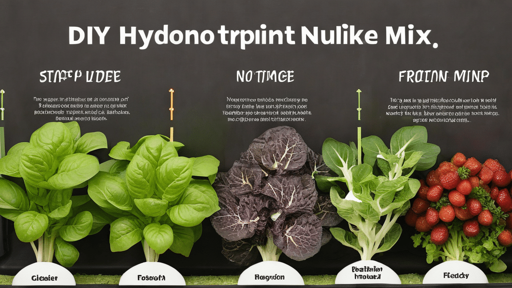 DIY Hydroponic Nutrient Mix Guide