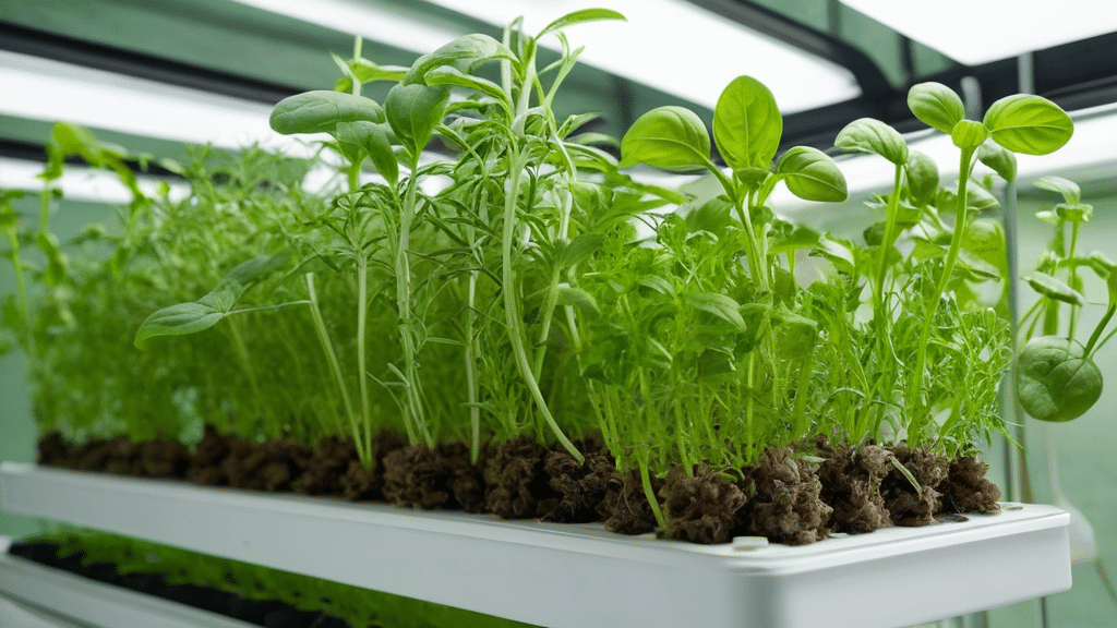 Growing Herbs in a Hydroponic System