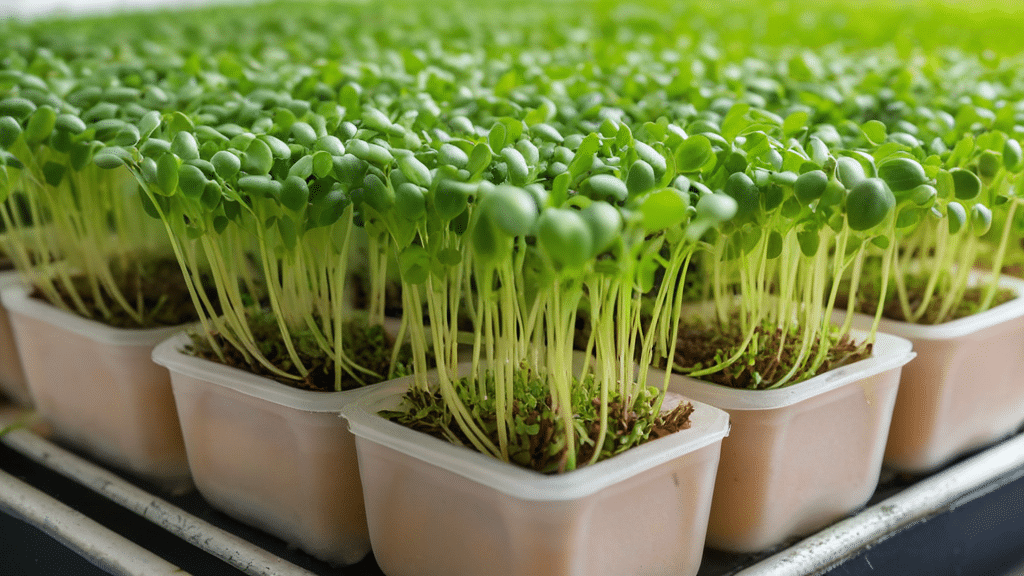 Growing Microgreens in Hydroponics