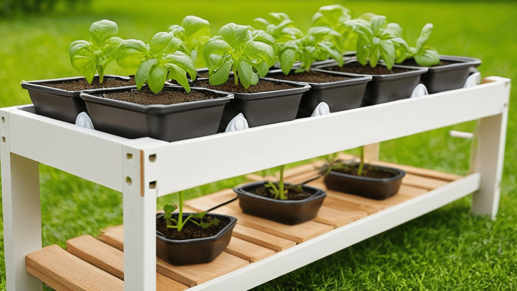 DIY Hydroponic Table Garden