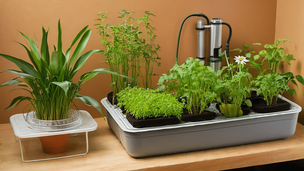 Setting Up a Self-Watering Indoor Garden